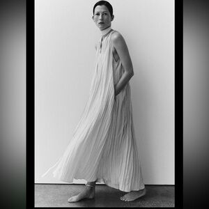 ZW collection flowy crinkle effect dress